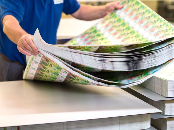 Print and production of banknotes